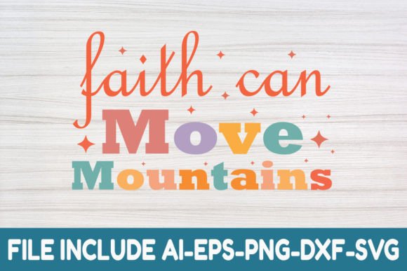 Faith Can Move Mountains - Christian Embroidery Design Review