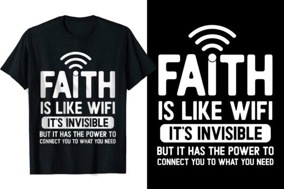 Faith T-Shirt Design: A Balanced Embroidery File for Real Projects