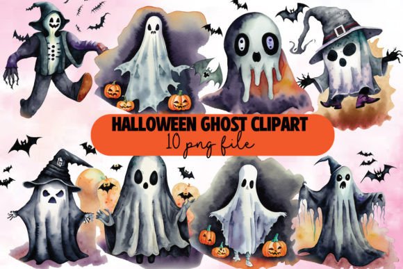 Halloween Ghost Clipart Bundle Review: A Spooky Embroidery Design for Real Projects