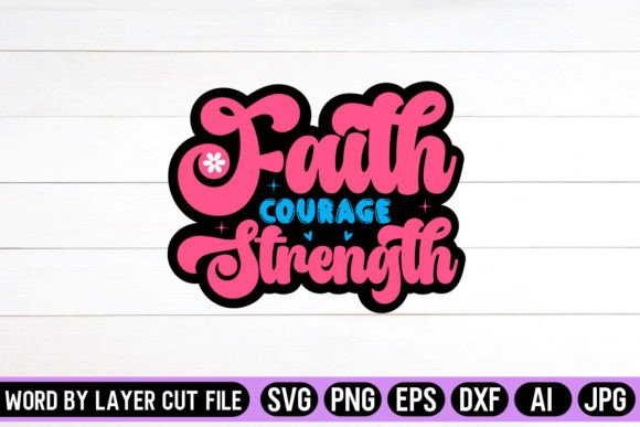 Real-World Review of Faith Courage Strength Retro Design