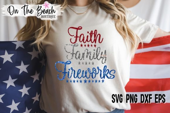 Reviewing Faith Family Freedom SVG Glitter PNG for Real Embroidery Projects