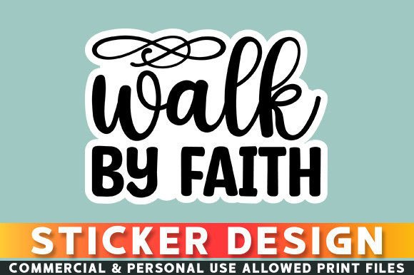 Walk by Faith Sticker Design: A Designer’s Practical Take
